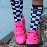 MM CHECKERBOARD Sockz, B/W (Infant, Toddler Youth)