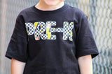 Pre-K School Bolt TEES, Black