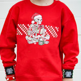 Jolly Dead Crew Fleece,  Red