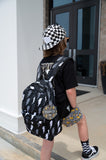 Checker Bolt Backpack, Full Size Child