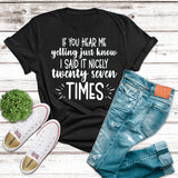 27 Times Tee  (Adult)