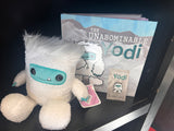 Yodi the Yeti Gift Set- Stuffed Animal, Book, and Pin