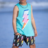 Neon Bolt Muscle TANKS, (Multiple Options)