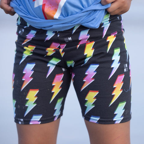 MTO-Jayla Biker Short, Neon Bolts