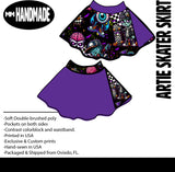 MTO- Artie Skater Skirt, Zombie Skater