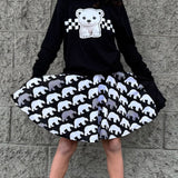 MTO- Artie Skater Skirt, POLAR BEARS