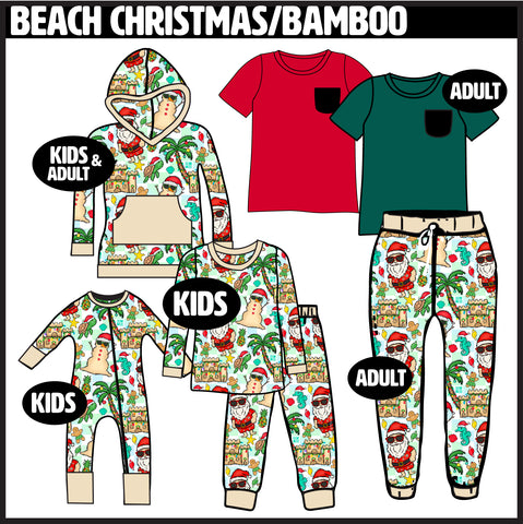 PREORDER- BEACH XMAS, (Multiple Options)