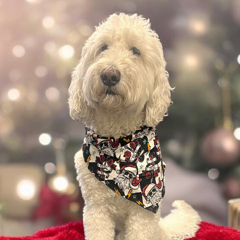 Santa Rocker Dog Bandana