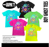 Neon GHOST BOY Tees, (Multiple Options)