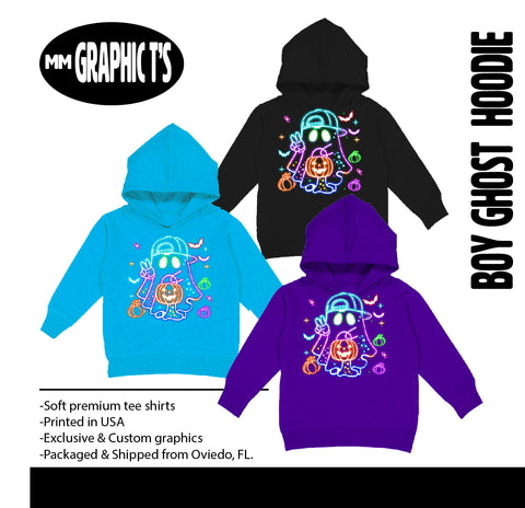 Boy Ghost Hoodies,  (Multiple Options)