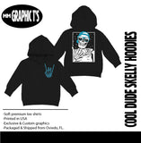 Cool Dude Skelly Hoodies, (Multiple Options)