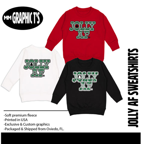 JOLLY AF Crew Fleece,  (Multiple Options)