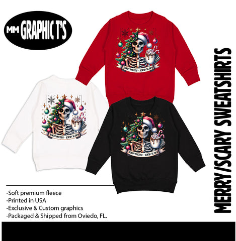 Merry/Scary Crew Fleece,  (Multiple Options)