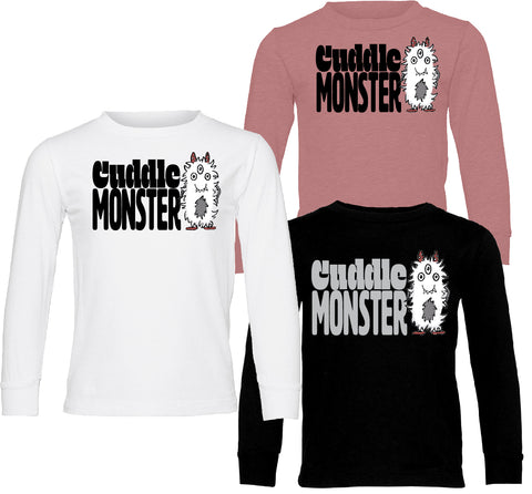 CUDDLE MONSTER Long Sleeve Shirts (Multiple Options)