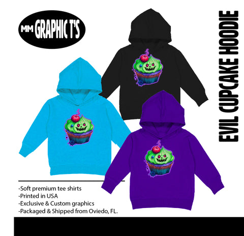 Evil Cupcake Hoodies,  (Multiple Options)