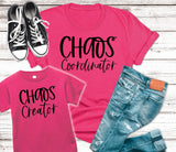 Chaos Creator/Coordinator Tee  (Toddler, Youth, Adult)