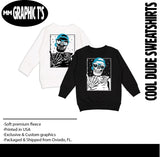 Cool Dude Skelly Crew Fleece,  (Multiple Options)