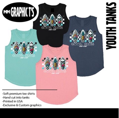 Cool Kids Club Tank, (YOUTH)