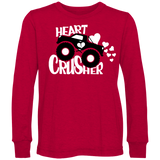 Crusher LS Shirt, Red (Infant, Toddler, Youth, Adult)