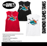 Diamond Tat Tanks, (Multiple Options)