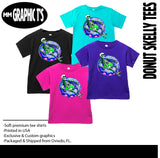 DONUT SKELLY TEES, (Multiple Options)