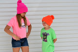 Neon POM Beanies, Adult