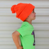 Neon POM Beanies, Adult