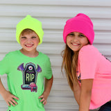 Neon POM Beanies, Adult