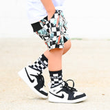 MM CHECKERBOARD Sockz, B/W (Infant, Toddler Youth)