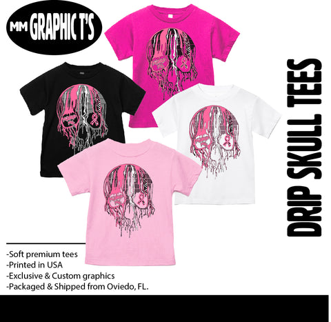 Awareness24 Drip Skull Tee (Multiple Options)