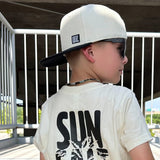 Cream/Black Snapback (Infant/Toddler, Child)