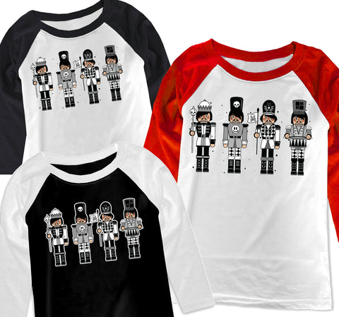 EMO Nutcracker Raglans, (Multiple Options)