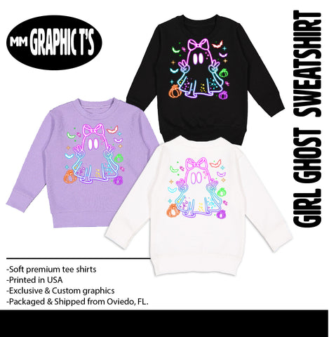 Ghost Girl Crew Fleece,  (Multiple Options)