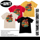 Give Thanks Turkey Tees