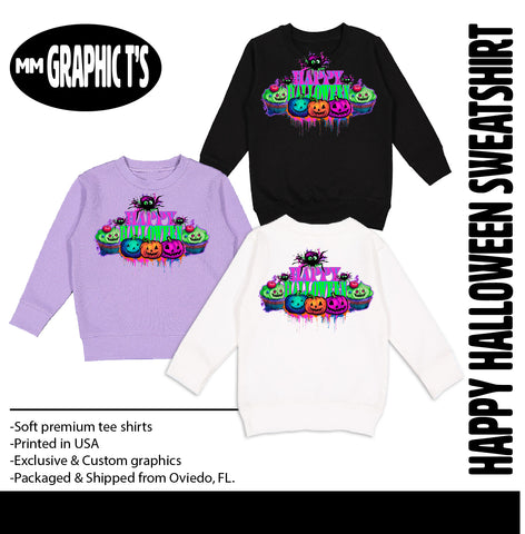 Happy Halloween Crew Fleece,  (Multiple Options)