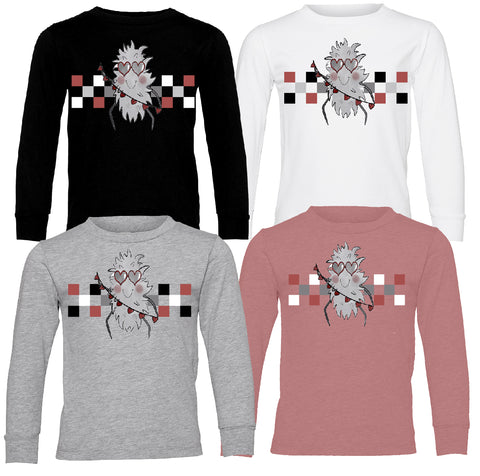 Heart Monsters Long Sleeve Shirts (Multiple Options)