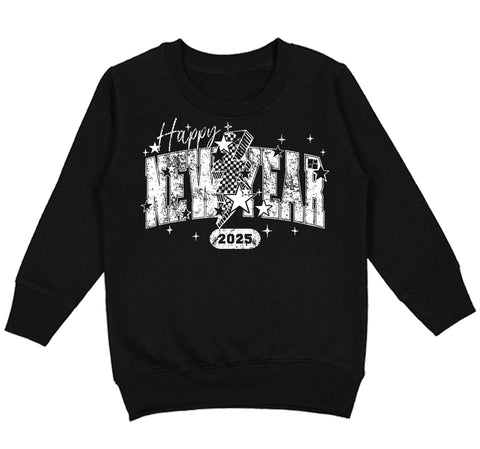 HNY Bolt Stars Sweatshirt, Black