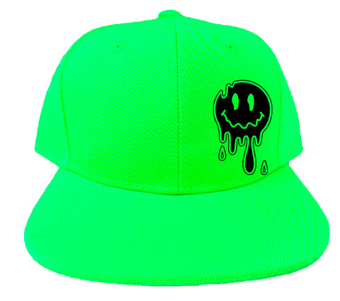 Happy Drip Snapback, Neon Green  (Toddler, Child)