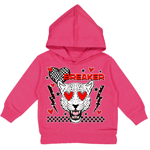 Heart Breaker Hoodie, Hot Pink (Toddler, Youth, Adult)