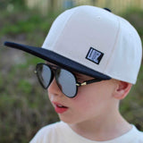 Cream/Black Snapback (Infant/Toddler, Child)