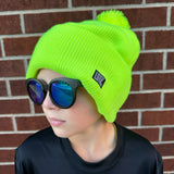 Neon POM Beanies, Adult