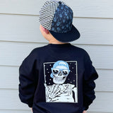 Cool Dude Skelly Crew Fleece,  (Multiple Options)