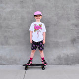 Flamingo Skater Tees, (Multiple Options)