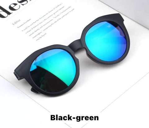 Jhett Sunnies, Kids (Black/Green)