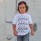 Skate Tree FairIsle Tee, White (Infant, Toddler, Youth, Adult)