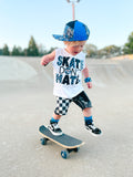 SK8 Don't Hate Tee, White   (Infant, Toddler, Youth, Adult)