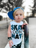 SK8 Don't Hate Tee, White   (Infant, Toddler, Youth, Adult)