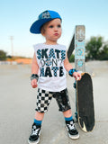 SK8 Don't Hate Tee, White   (Infant, Toddler, Youth, Adult)