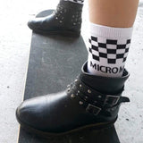 MM Signature Sockz, White/Black  (Infant, Toddler Youth)