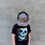 Retro Skull (blue) Tees, (Multiple Options)